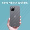 Baseus Jelly Liquid szilikon védőtok iPhone 11 Pro Max készülékhez (átlátszó fekete)