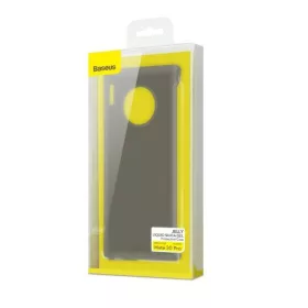   Baseus Jelly Liquid szilikon tok Huawei Mate 30 Pro készülékhez (áttetsző fekete)