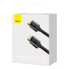   Baseus High Definition HDMI videókábel, HDMI 2.1, 8K / 4K 60 Hz, 1m (Fekete)