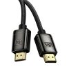 Baseus High Definition Series HDMI 2.1 kábel, 8K 60Hz, 3D, HDR, 48Gbps, 2m (Fekete)