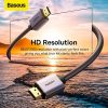 Baseus High Definition HDMI videókábel, 2.0, 4K 60Hz, 1m (Fekete)