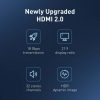 Baseus Video Kábel HD Series HDMI 4K - HDMI 4k, 2.0 4K, 60 Hz, 0.75m - Fekete (WKGQ030101)