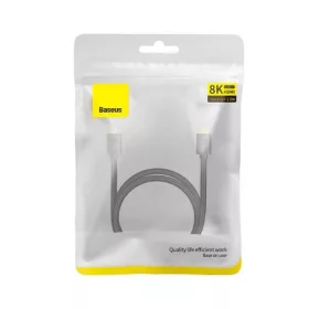   Baseus High Definition HDMI videókábel, HDMI 2.1, 8K 60Hz, 1,5m (Fekete)