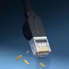 Baseus Ethernet RJ45 hálózati kábel, 1Gbps, 1.5m (Fekete)