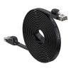 Baseus Speed Six RJ45 lapos internetkábel, 1 Gbps, 15 m (Fekete)