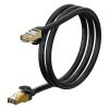 Baseus Ethernet RJ45 hálózati kábel, 10Gbps, 1m (Fekete)