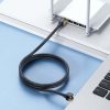 Baseus Ethernet RJ45 hálózati kábel, 10Gbps, 1m (Fekete)