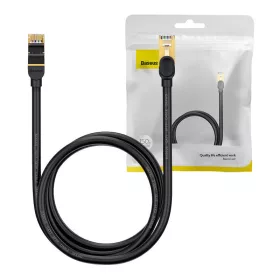   Baseus Ethernet RJ45 hálózati kábel, 10Gbps, 1,5m (fekete)