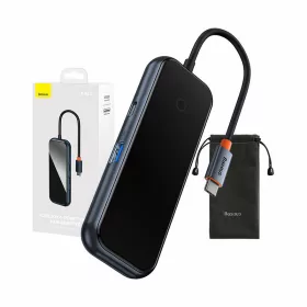   Baseus 4 az 1-ben HUB adapter USB-C - 4xUSB 3.0 (sötétszürke)