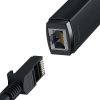 Baseus Lite sorozat USB - RJ45 hálózati adapter, 100Mbps (Fekete)