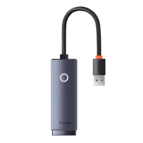   Baseus Lite Series USB-RJ45 hálózati adapter, 1000mbps (szürke)