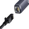 Baseus Lite Series USB-RJ45 hálózati adapter, 1000mbps (szürke)