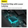 Baseus Lite Series USB-C-RJ45 hálózati adapter, 100Mbps (Fekete)