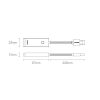 Baseus Lite Series USB-C-RJ45 hálózati adapter (Fekete)