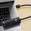 Baseus Lite Series USB-C-RJ45 hálózati adapter (Fekete)