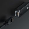 Baseus Lite Series USB-C-RJ45 hálózati adapter (Fekete)