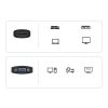 Baseus Lite Series HDMI-VGA adapter (Fekete)