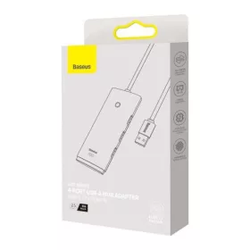   Baseus Lite Series Hub 4 az 1-ben USB - 4x USB 3.0, 25 cm (fekete)