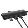 Baseus Lite Series Hub 4 az 1-ben USB - 4x USB 3.0, 1m (fekete)