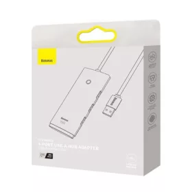   Baseus Lite Series Hub 4 az 1-ben USB - 4x USB 3.0, 2m (fekete)