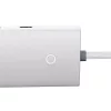 Baseus 4in1 USB 3.0 HUB, 2m, (Fehér) (WKQX030202)