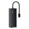 Baseus Lite Series USB-C HUB - 4x USB 3.0 - 25 cm (Fekete) 