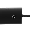 Baseus Lite Series USB-C HUB - 4x USB 3.0 - 25 cm (Fekete) 