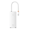Baseus 5in1 USB-C HUB, 4x USB 3.0 + HDMI ( (Fehér) ) (WKQX040002)