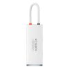 Baseus HUB Lite Series 5in1 Multifunkcionális HUB (Type-C to 2x USB 3.0 / Type-C / HDMI 1.4 / SD/TF) Fehér (WKQX050002)