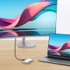 Baseus HUB Lite Series 5in1 Multifunkcionális HUB (Type-C to 2x USB 3.0 / Type-C / HDMI 1.4 / SD/TF) Fehér (WKQX050002)
