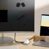 Baseus HUB Lite Series 5in1 Multifunkcionális HUB (Type-C to 2x USB 3.0 / Type-C / HDMI 1.4 / SD/TF) Fehér (WKQX050002)