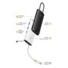 Baseus HUB Lite Series 5in1 Multifunkcionális HUB (Type-C to 2x USB 3.0 / Type-C / HDMI 1.4 / SD/TF) Fehér (WKQX050002)
