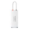 Baseus Lite Series Hub 6 az 1-ben USB-C - 2x USB 3.0 + USB-C PD + HDMI + SD/TF (fehér)