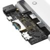 Baseus Lite Series Hub 6 az 1-ben USB-C - 2x USB 3.0 + USB-C PD + HDMI + SD/TF (fehér)