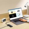 Baseus Lite Series Hub 6 az 1-ben USB-C - 2x USB 3.0 + USB-C PD + HDMI + SD/TF (fehér)