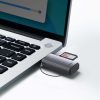 Baseus Kártyaolvasó Lite Series SD / TF to USB-A - Szürke (WKQX060013)