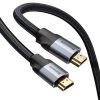 Baseus Enjoyment Series HDMI kábel, 4K, 1.5m (Fekete-Szürke)