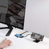 Baseus adapter 6 az 1-ben USB-C hub 3x USB 3.0 + HDMI + USB-C PD 4K HD (kék)