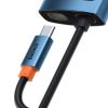 Baseus adapter 6 az 1-ben USB-C hub 3x USB 3.0 + HDMI + USB-C PD 4K HD (kék)