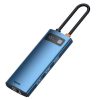 Baseus adapter 6 az 1-ben USB-C hub 3x USB 3.0 + HDMI + USB-C PD 4K HD (kék)