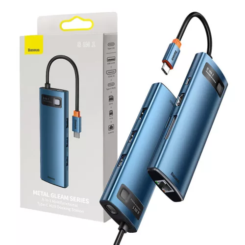 BASEUS 8in1 USB-C HUB 4K HDMI És PD Töltés (WKWG000103)