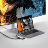 Baseus adapter 5 az 1-ben USB-C hub 3x USB 3.0 + HDMI + USB-C PD (szürke)