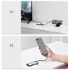 Baseus adapter 5 az 1-ben USB-C hub 3x USB 3.0 + HDMI + USB-C PD (szürke)