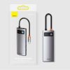 Baseus adapter 5 az 1-ben USB-C hub 3x USB 3.0 + HDMI + USB-C PD (szürke)