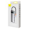 Baseus adapter 7 az 1-ben USB-C hub 2x USB 3.0 + HDMI + USB-C PD (szürke)