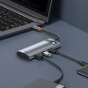 Baseus adapter 7 az 1-ben USB-C hub 2x USB 3.0 + HDMI + USB-C PD (szürke)