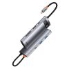 Baseus adapter 7 az 1-ben USB-C hub 2x USB 3.0 + HDMI + USB-C PD (szürke)