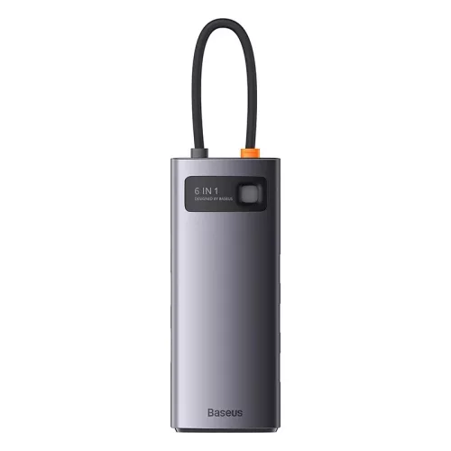 Baseus 6in1 USB-C HUB Elosztó 3x USB 3.0 És 2x HDMI (WKWG030113)