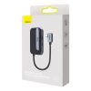 Baseus PadJoy 4 az 1-ben hub, USB-C - USB 3.0 + HDMI + USB-C PD + jack 3.5mm (szürke)