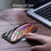 Baseus Ultra-thin vezeték nélküli töltő, 15W, USB kábellel, 1m , (Ezüst/Fehér)